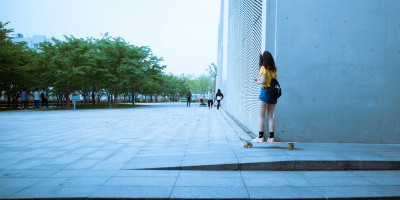 一次摄影活动课上